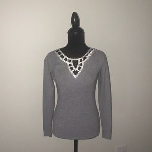 NWT Grey sweater.